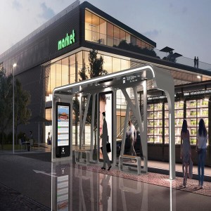 Super Purchasing for Solar Power Bus Shelter City Smart Bus Stop Station