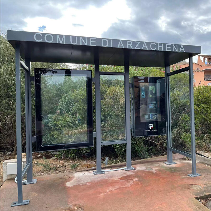 Our smart bus kiosk is in Italy